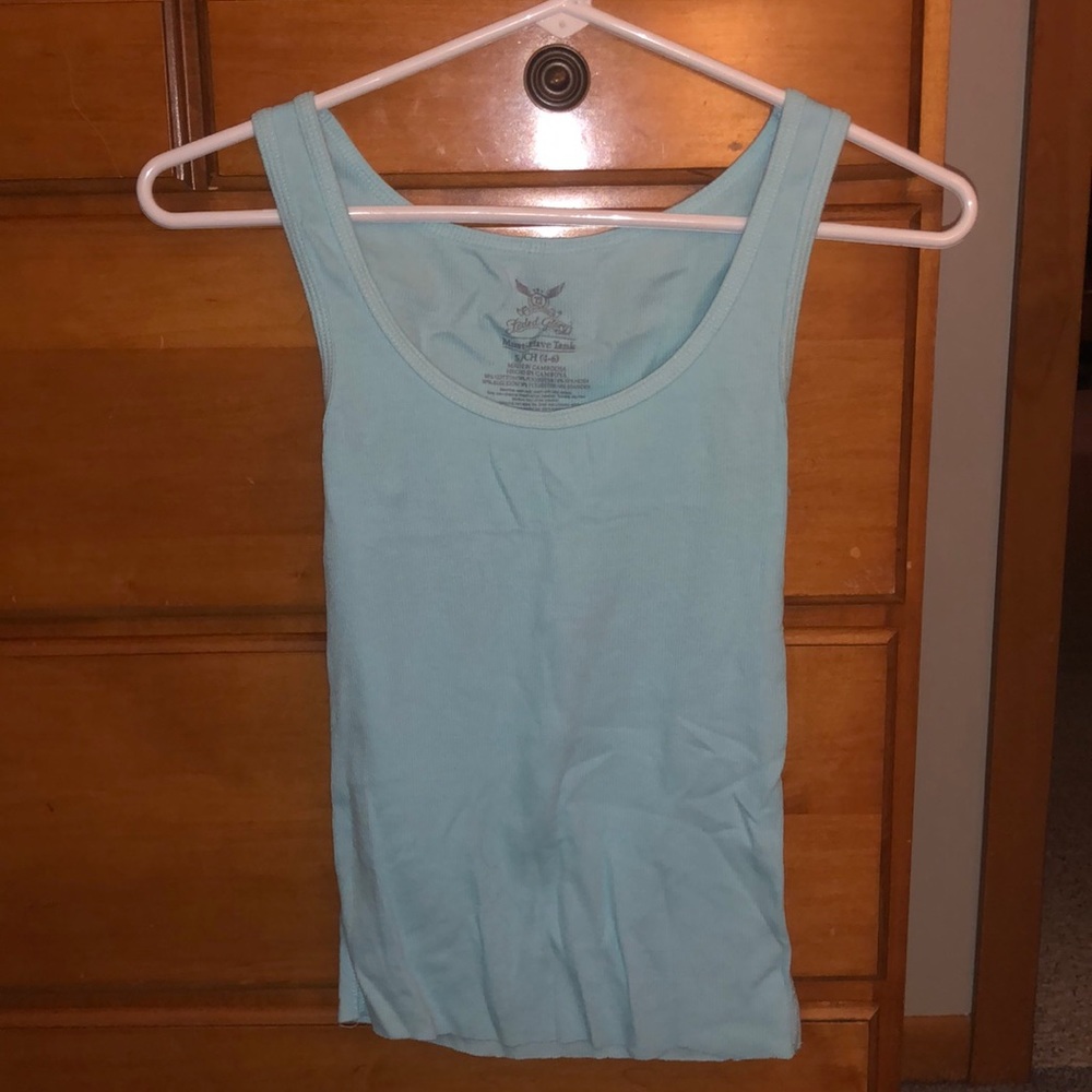 Light blue faded glory tank top